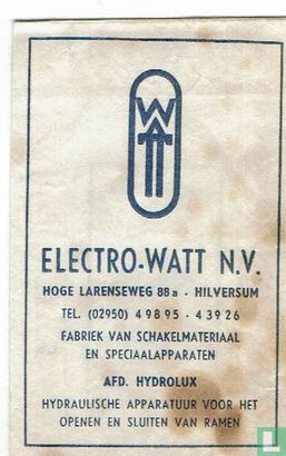 Electro Watt N.V. - Afbeelding 1