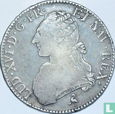 Frankrijk 1 écu 1781 (A) - Afbeelding 2