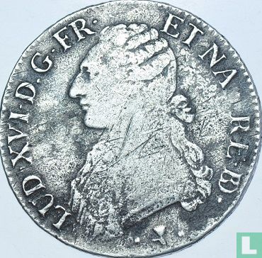 Frankrijk 1 écu 1776 (Pau) - Afbeelding 2