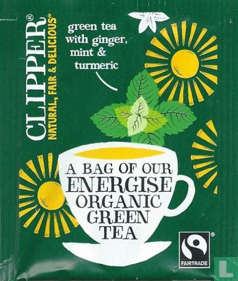 green tea with ginger, mint & turmeric - Afbeelding 1