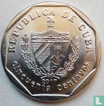 Cuba 50 centavos 2017 - Afbeelding 1