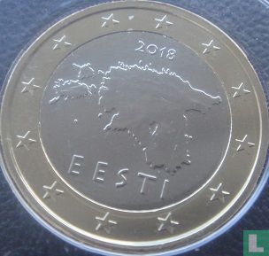 Estonie 1 euro 2018 - Image 1