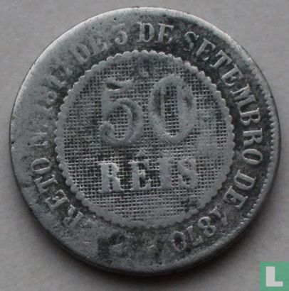 Brazilië 50 réis 1886 - Afbeelding 2