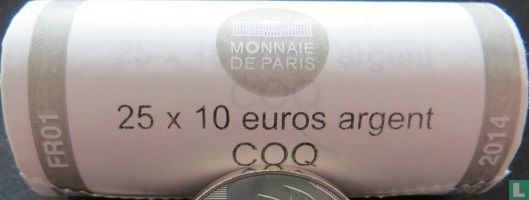 Frankrijk 10 euro 2014 (rol) "Rooster" - Afbeelding 2