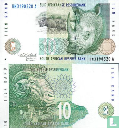 Zuid-Afrika 10 Rand 1993
