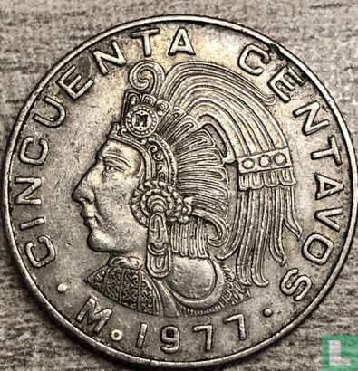 Mexiko 50 Centavo 1977 - Bild 1