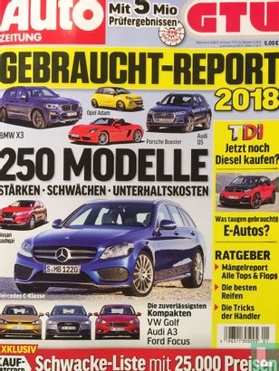 Auto Zeitung -  Gebrauchtwagen-Report 2018