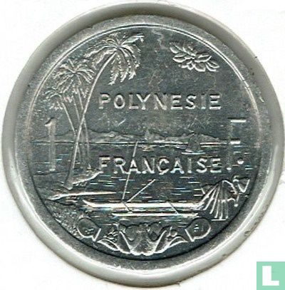 French Polynesia 1 franc 1984 - Image 2