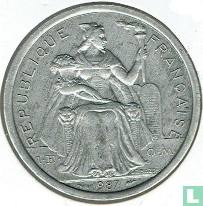 Frans-Polynesië 2 francs 1987 - Afbeelding 1