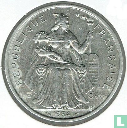 Polynésie française 5 francs 1984 - Image 1