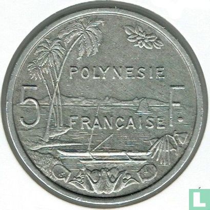French Polynesia 5 francs 1984 - Image 2