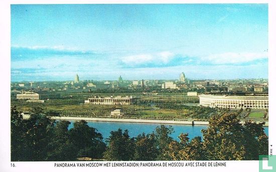Panorama van Moscow met Leninstadion