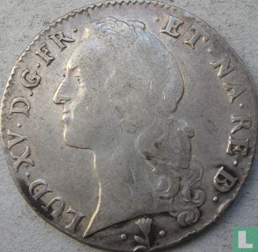 France 1 écu 1752 (Pau) - Image 2