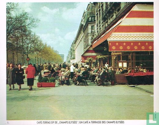 Café-terras op de "Champs Elysées"