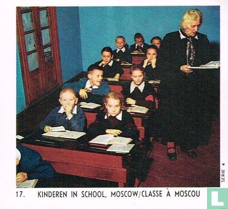 Kinderen in school, Moscow