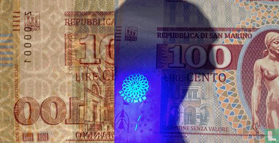 Italy San Marino 100 Lire 2018 - Afbeelding 3