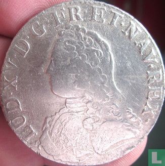 Frankrijk 1 écu 1738 (B) - Afbeelding 2