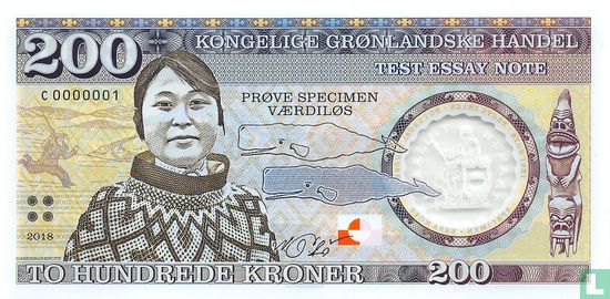 Greenland 200 Kroner 2018 Polymer - Afbeelding 1