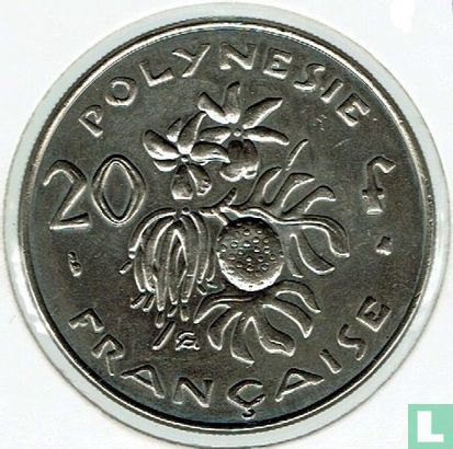 Polynésie française 20 francs 1995 - Image 2