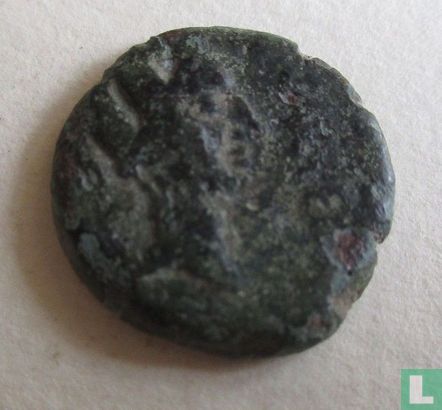Carteia, Hispania (Punique, plus tard la colonie Romaine)  AE Semis  100-40 BCE - Image 2