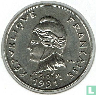 French Polynesia 10 francs 1991 - Image 1