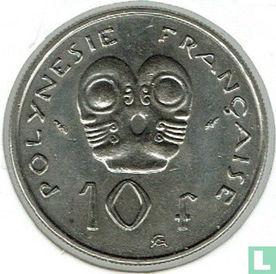 French Polynesia 10 francs 1991 - Image 2