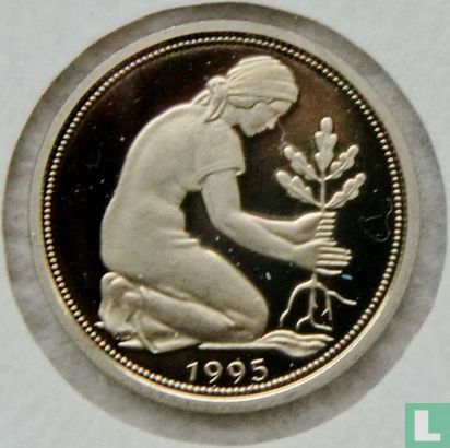 Duitsland 50 pfennig 1995 (PROOF - G) - Afbeelding 1