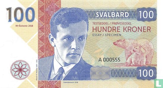 Norvège Svalbard 100 kroner 2018 - Image 1