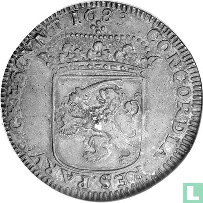 Groningen et Ommelanden 1 ducat d'argent 1683 - Image 1