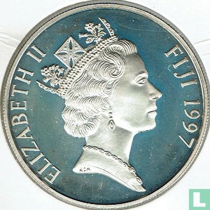 Fiji 10 dollars 1997 (PROOF) "Death of Princess Diana" - Image 1