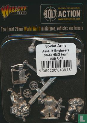 Assault armée soviétique Ingénieurs SG43 équipe HMG