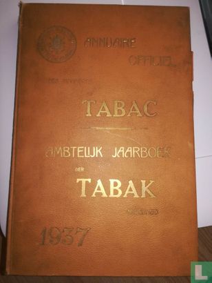 Ambachtelijk jaarboek tabac - tabak 1937  - Image 1
