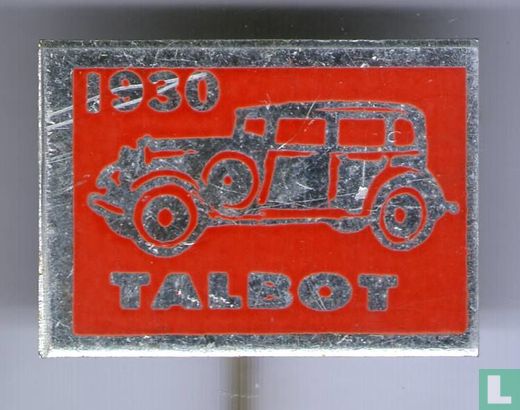 1930 Talbot [rood] 