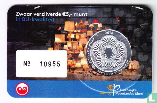 Netherlands 5 euro 2018 (coincard - BU) "Leeuwarden Vijfje" - Image 2