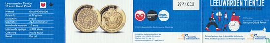 Netherlands 10 euro 2018 (PROOF) "Leeuwarden Tientje" - Image 3