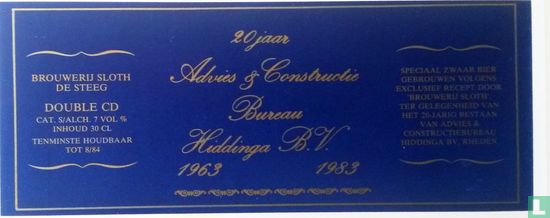20 jaar Constructie & Advies Bureau Hiddinga BV 1963-1983