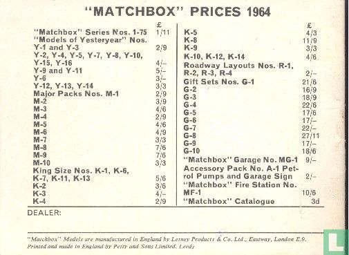 "Matchbox" collector's catalogue - Afbeelding 2