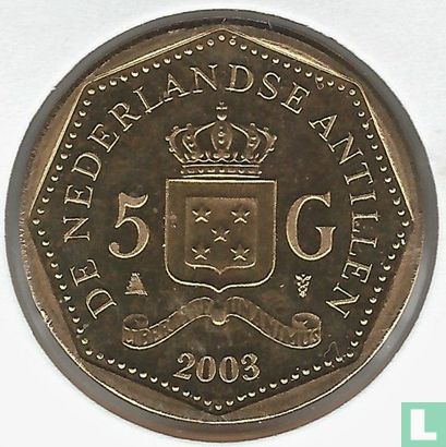 Antilles néerlandaises 5 gulden 2003 - Image 1