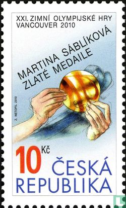 Olympische overwinning van Martina Sábliková