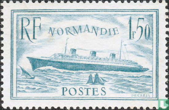 Passagierschiff "Normandie" .