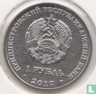 Transnistria 1 ruble 2017 "2018 Winter Olympics in Pyeongchang" - Image 1