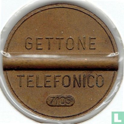 Gettone Telefonico 7105 (geen muntteken) - Afbeelding 1
