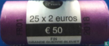 France 2 euro 2018 (rouleau) "Centenary End of the First World War" - Image 2