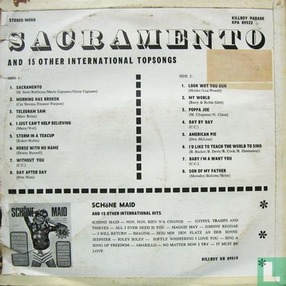 Sacramento and 15 Other International Topsongs - Image 2