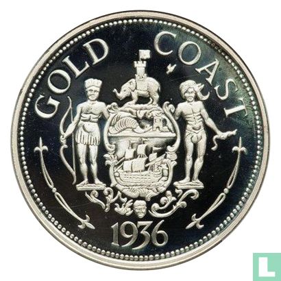 Gold Coast Crown (D) 1936 (Silver - PROOF) "Edward VIII Fantasy Coronation Medallion" - Image 2
