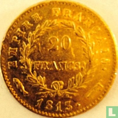 France 20 francs 1813 (Utrecht) - Image 1