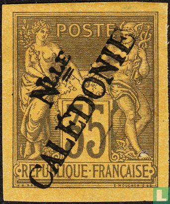 Peace and trade, overprinted