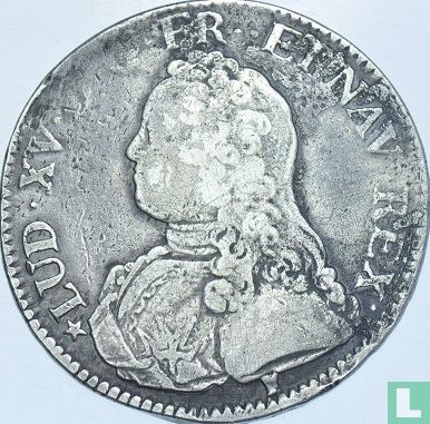 Frankrijk 1 écu 1735 (9) - Afbeelding 2