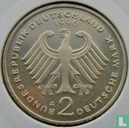 Deutschland 2 Mark 1996 (A - Ludwig Erhard) - Bild 1