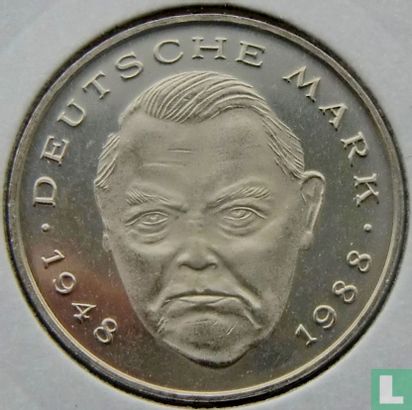 Allemagne 2 mark 1996 (A - Ludwig Erhard) - Image 2